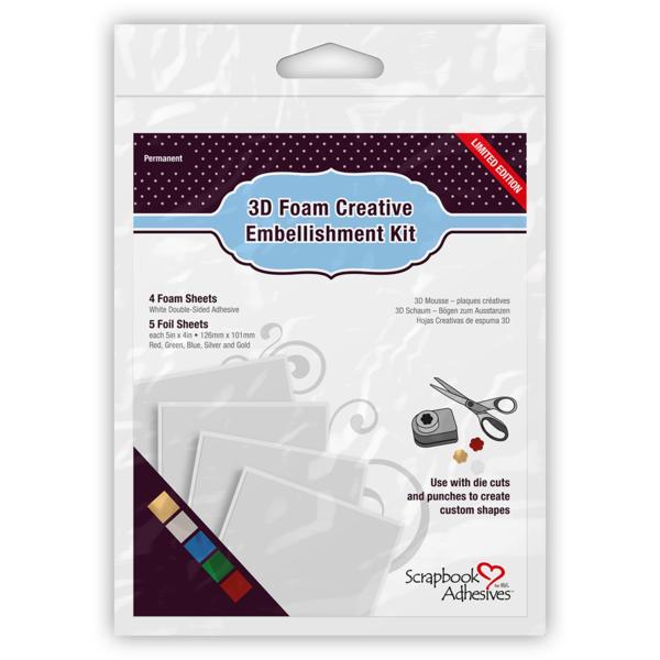 Scrapbook Adhesives 3D Foam Creative Embellishment Kit