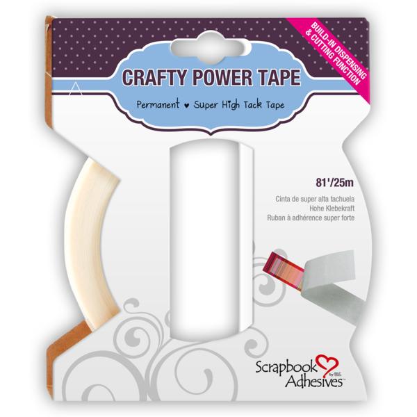 Scrapbook Adhesives Crafty Power Tape - Dispenser, 81'