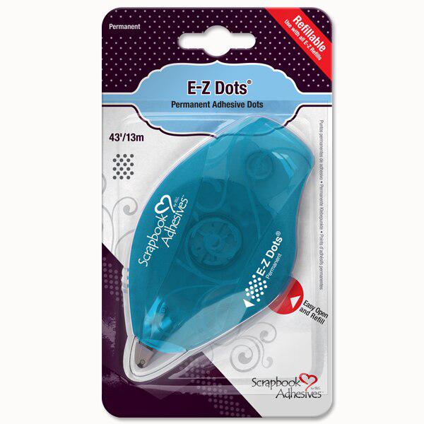 Scrapbook Adhesives E-Z Dots Permanent Adhesive Refillable Dispenser