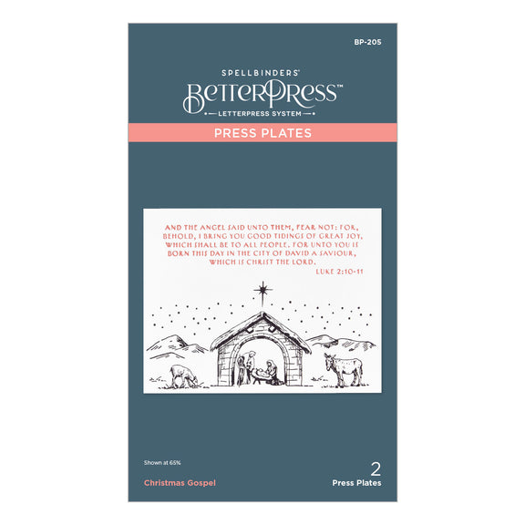 Spellbinders Press Plates - Christmas Gospel