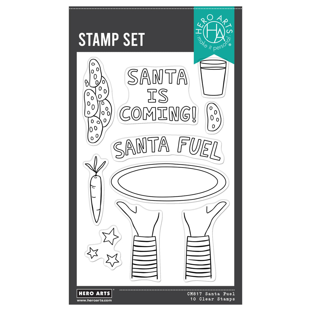 Hero Arts Clear Stamps - Santa Fuel