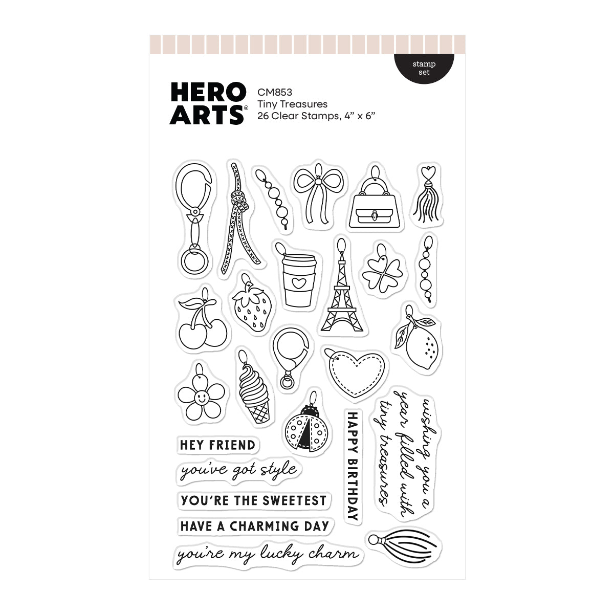 Hero Arts Clear Stamps - Tiny Treasures