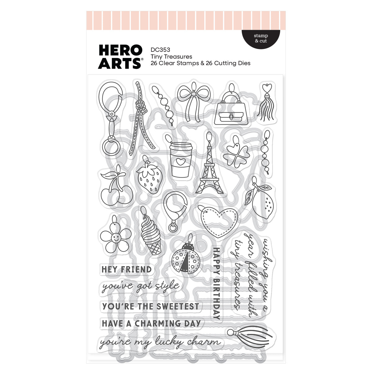 Hero Arts Stamp & Cut - Tiny Treasures