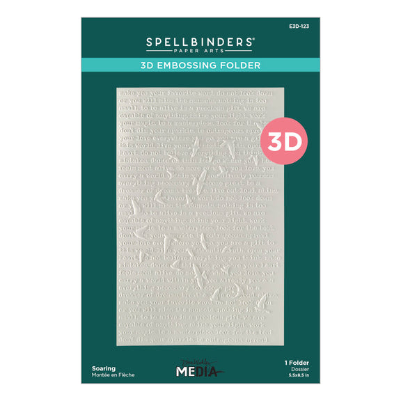 Spellbinders 3D Embossing Folder - Soaring