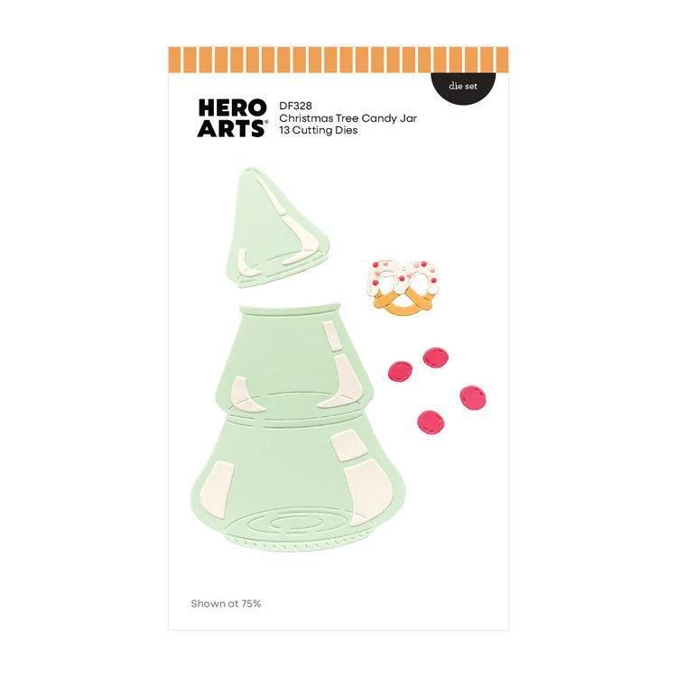 Hero Arts Dies - Christmas Tree Candy Jar