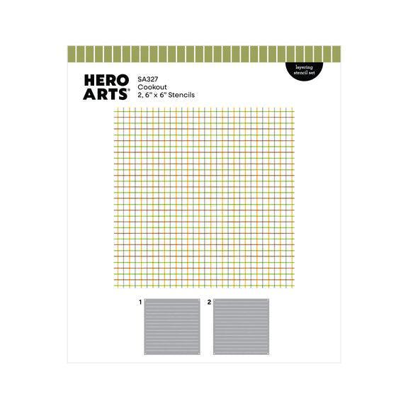 Hero Arts Stencils - Cookout