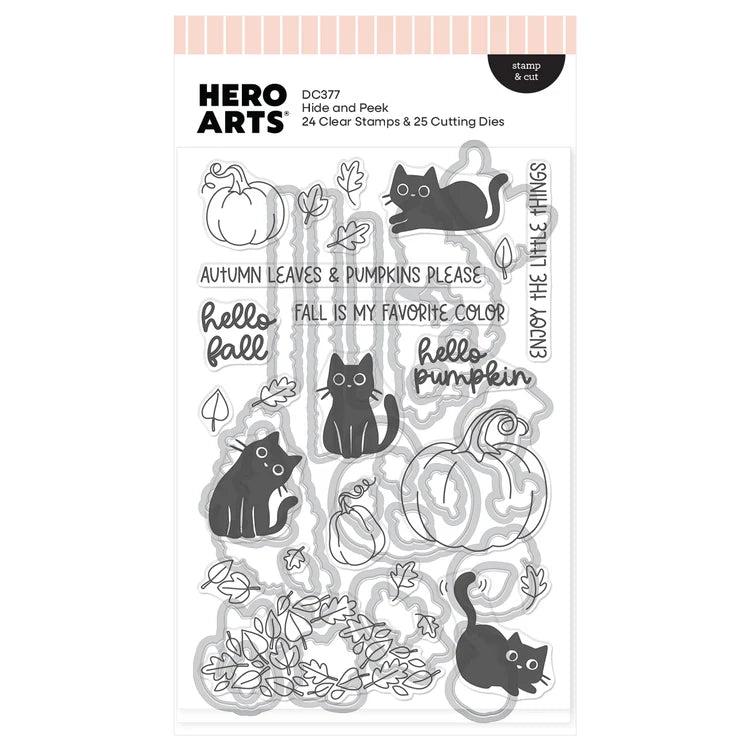 Hero Arts Stamp & Cut - Hide and Peek