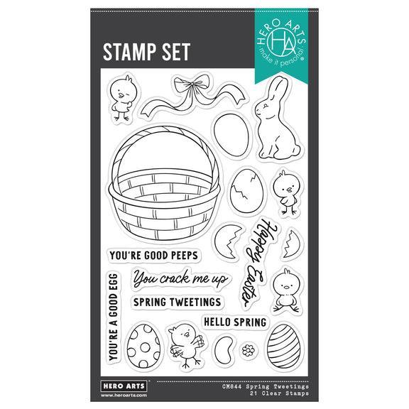 Hero Arts Clear Stamps - Spring Tweetings