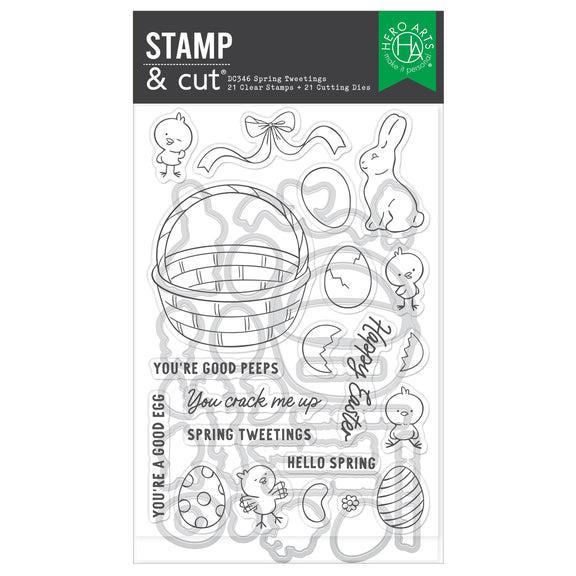 Hero Arts Stamp & Cut - Spring Tweetings