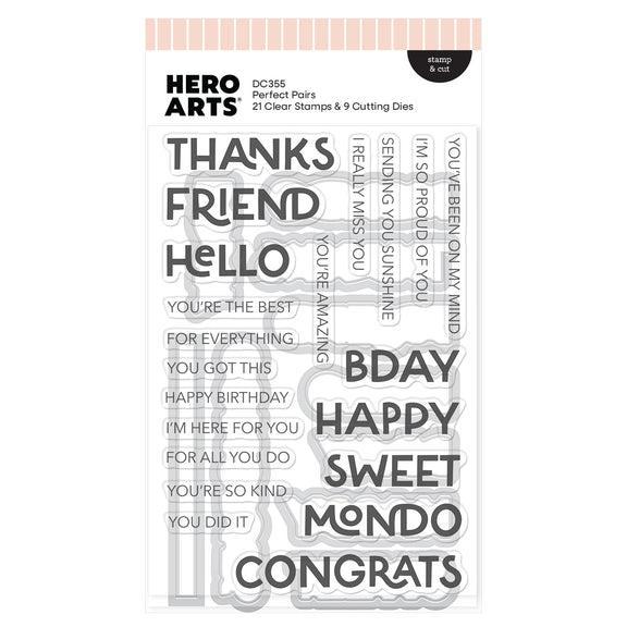 Hero Arts Stamp & Cut - Perfect Pairs