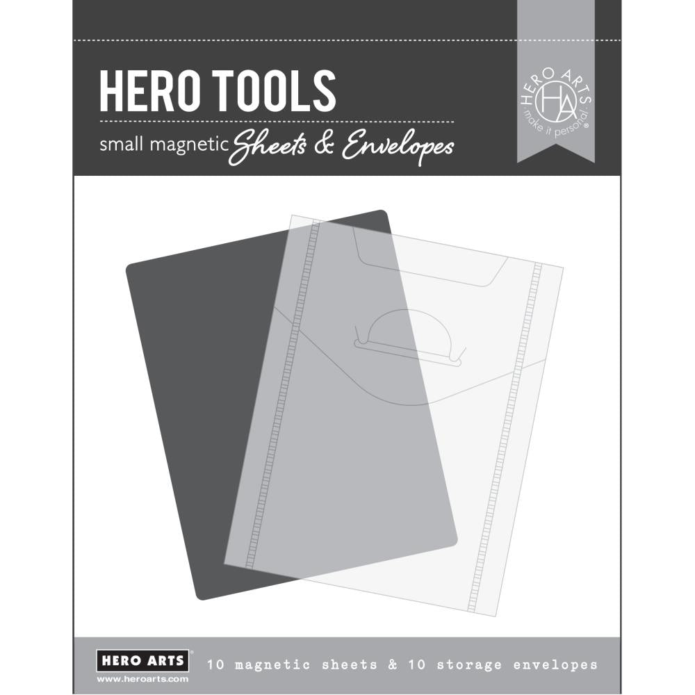 Hero Arts Hero Tools - Small Magnet Sheets & Storage Envelopes 4x5