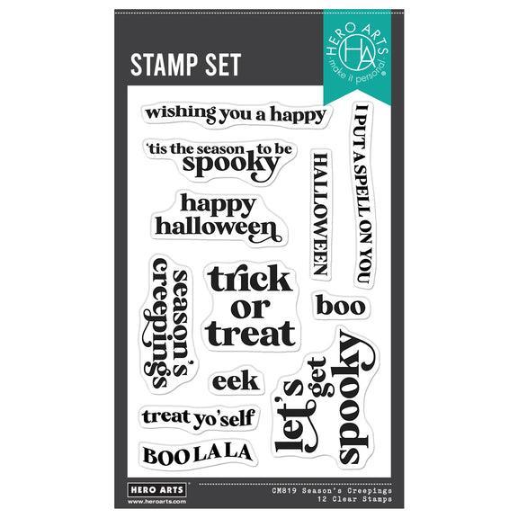 Hero Arts Clear Stamps - Season's Creepings