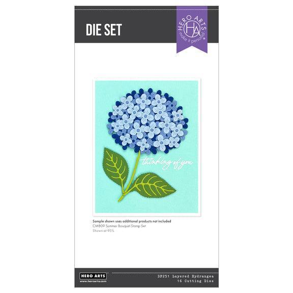 Hero Arts Dies - Layered Hydrangea