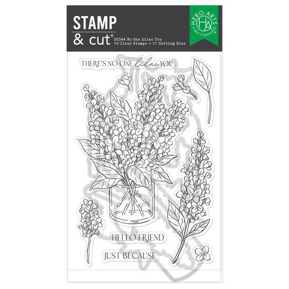 Hero Arts Stamp & Cut - No One Lilac You