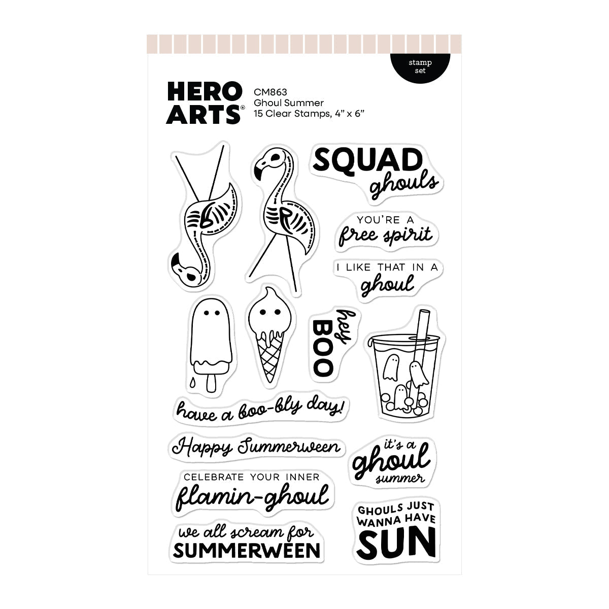 Hero Arts Clear Stamps - Ghoul Summer