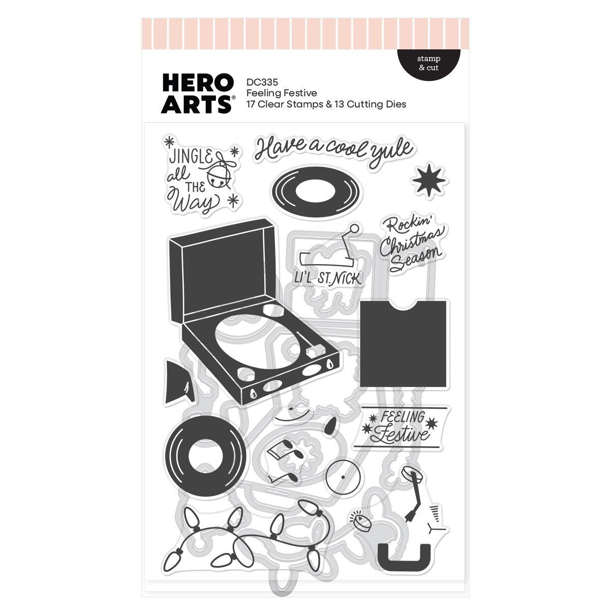 Hero Arts Stamp & Cut - Feeling Festive