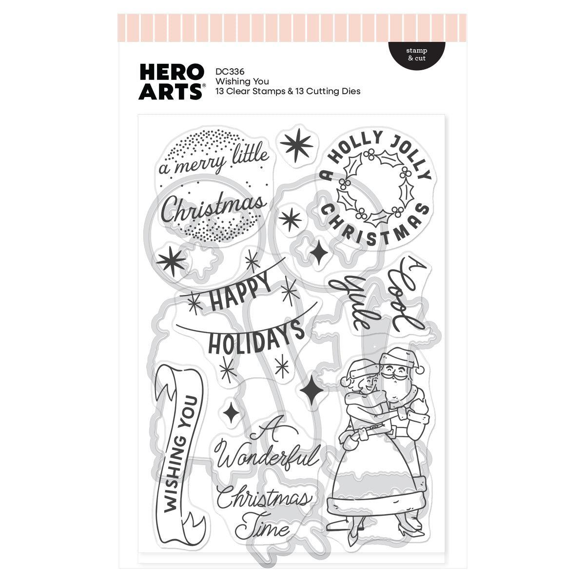 Hero Arts Stamp & Cut - Wishing You