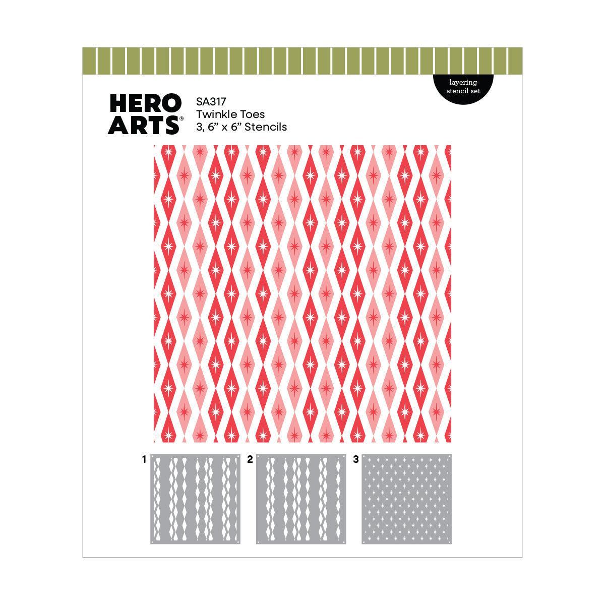 Hero Arts Stencils - Twinkle Toes