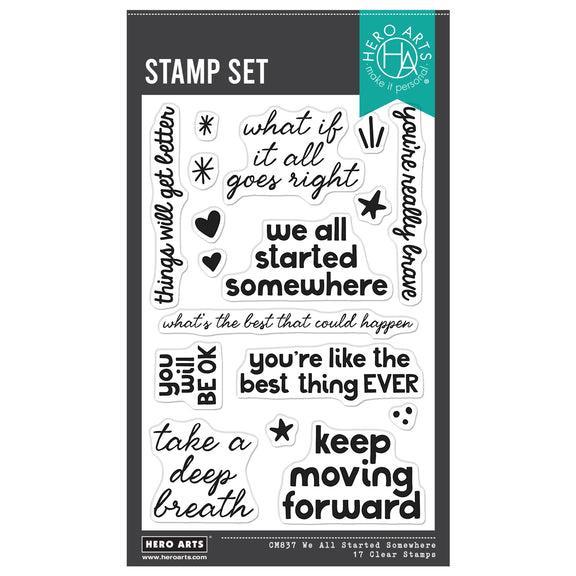 Hero Arts Clear Stamps - We All Started Somewhere