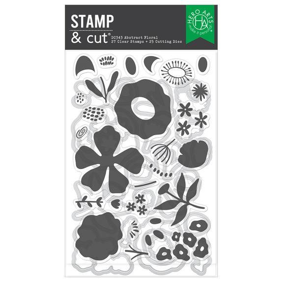 Hero Arts Stamp & Cut - Abstract Floral