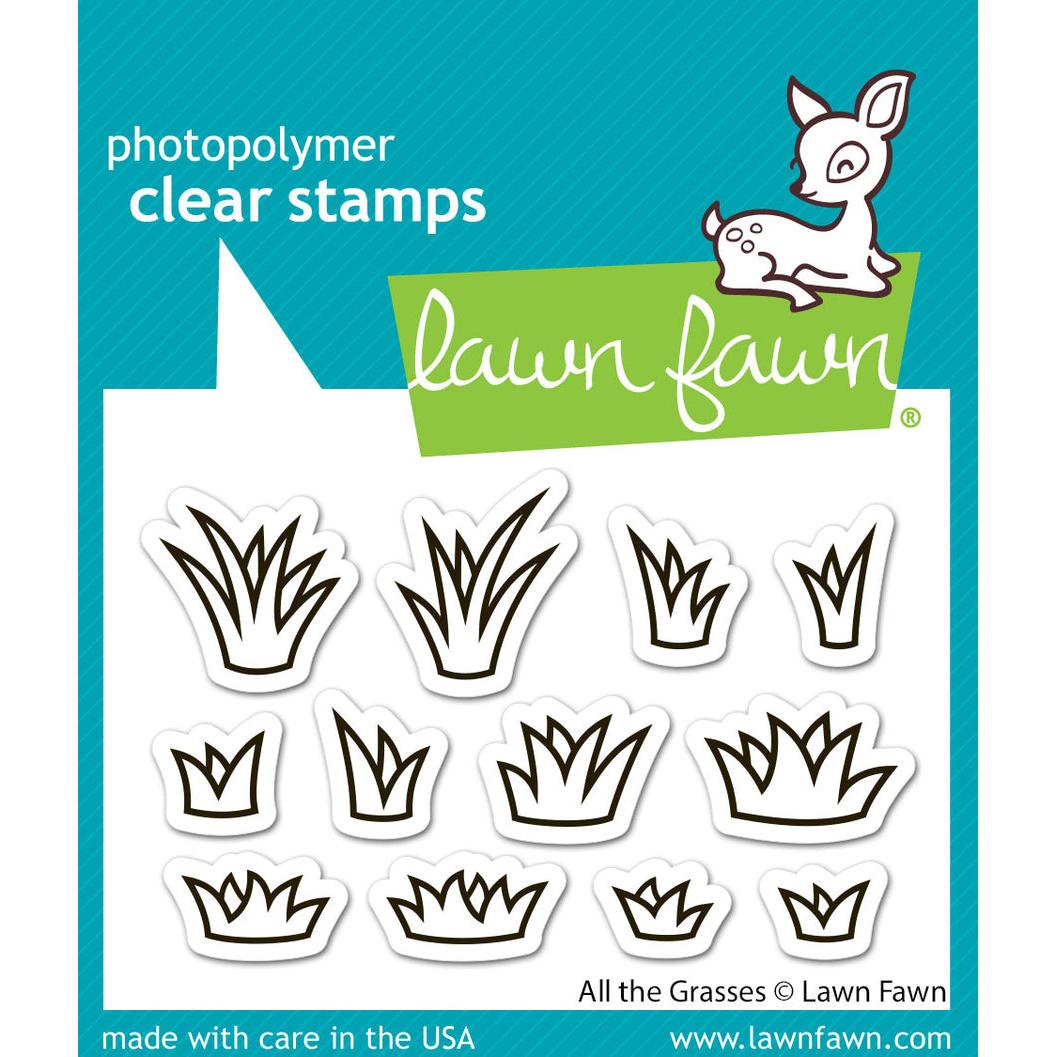 Lawn Fawn Clear Stamps - All The Grasses