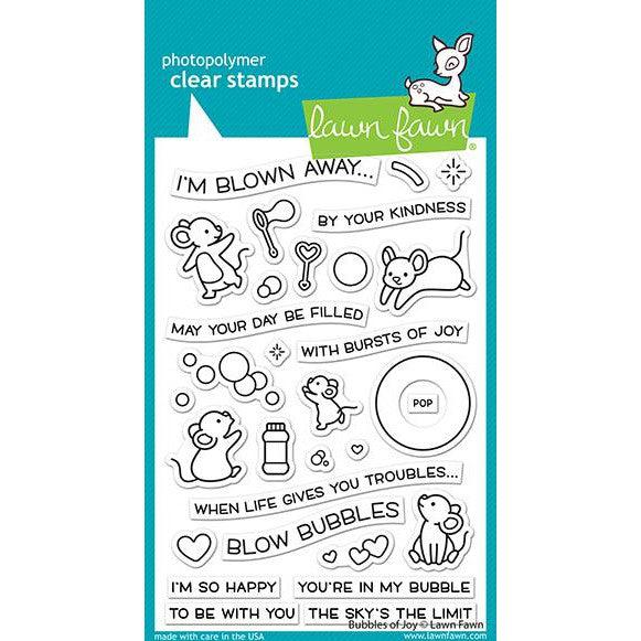 Lawn Fawn Clear Stamps - Bubbles of Joy