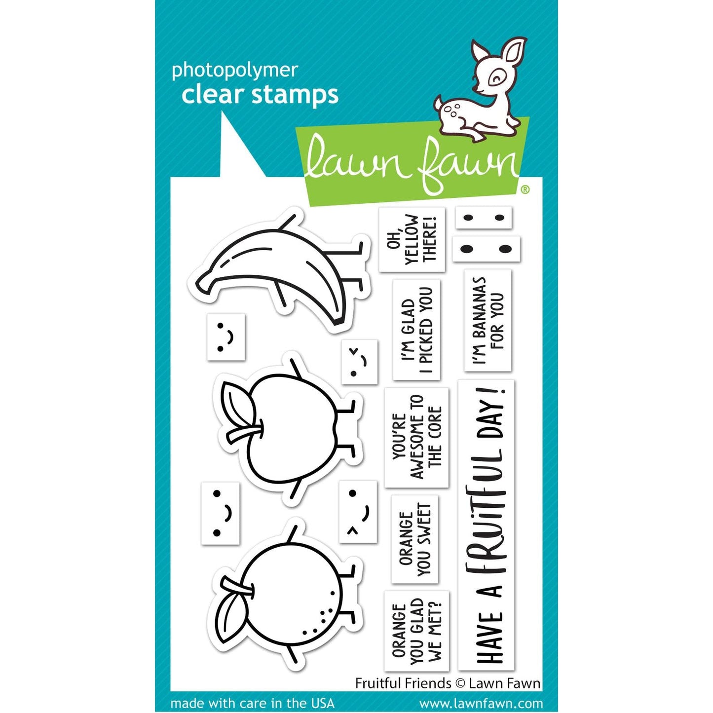 Lawn Fawn Clear Stamps - Fruitful Friends
