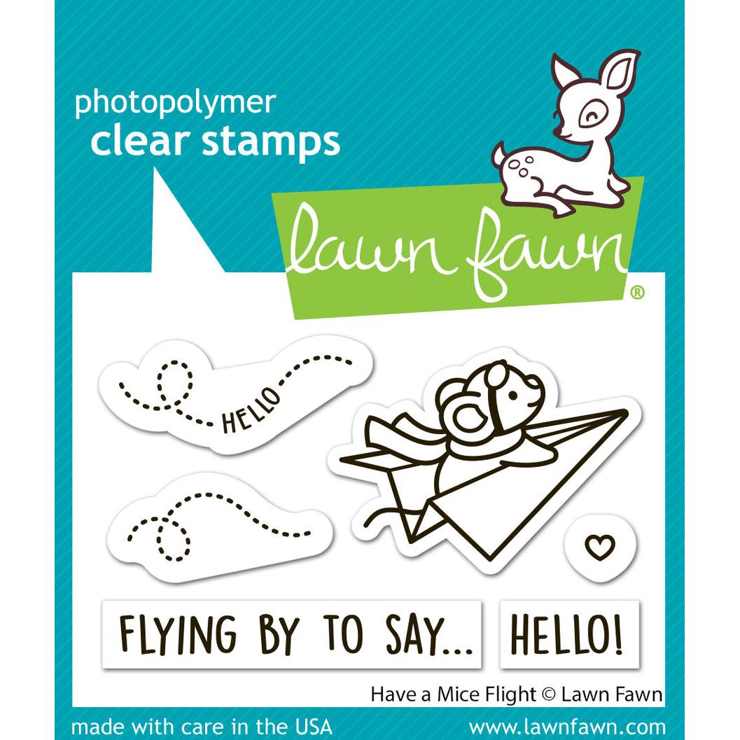 Lawn Fawn Clear Stamps - Have A Mice Flight