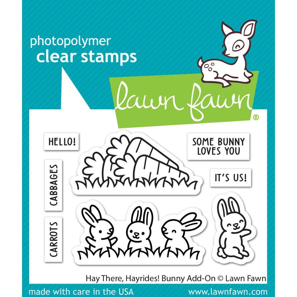 Lawn Fawn Clear Stamps - Hay There, Hayrides! Bunny Add-On