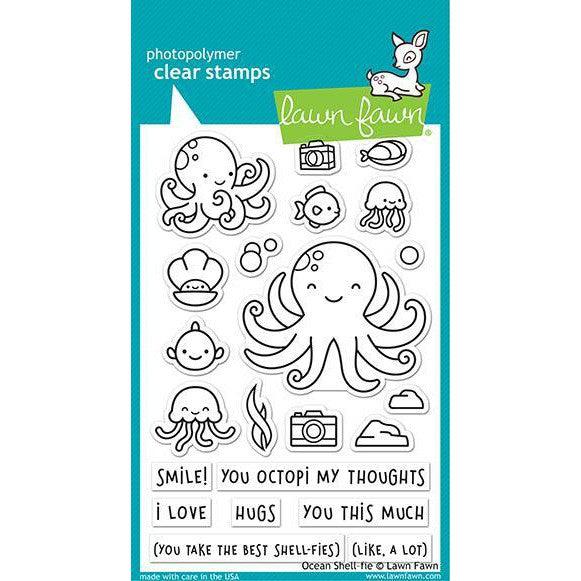 Lawn Fawn Clear Stamps - Ocean Shell-fie