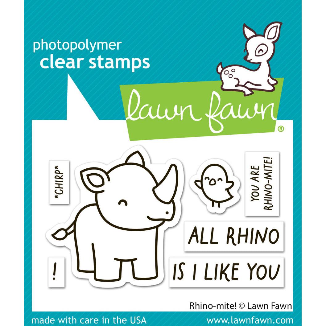 Lawn Fawn Clear Stamps - Rhino-Mite!