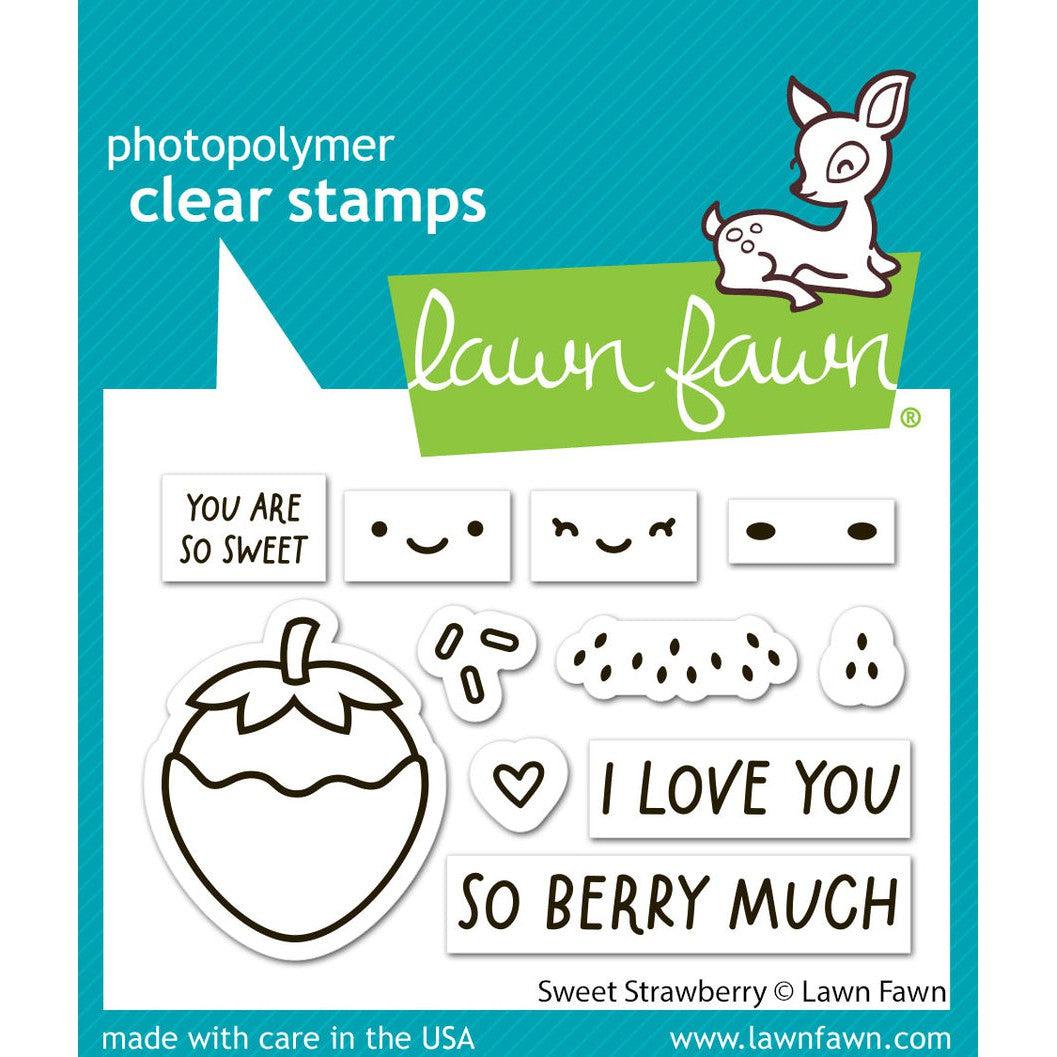 Lawn Fawn Clear Stamps - Sweet Strawberry