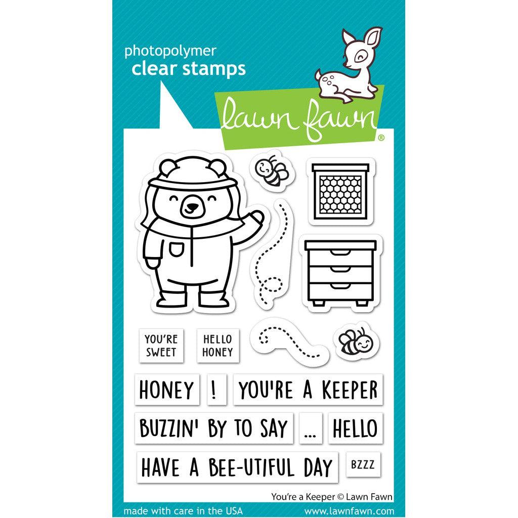 Lawn Fawn Clear Stamps - You're A Keeper