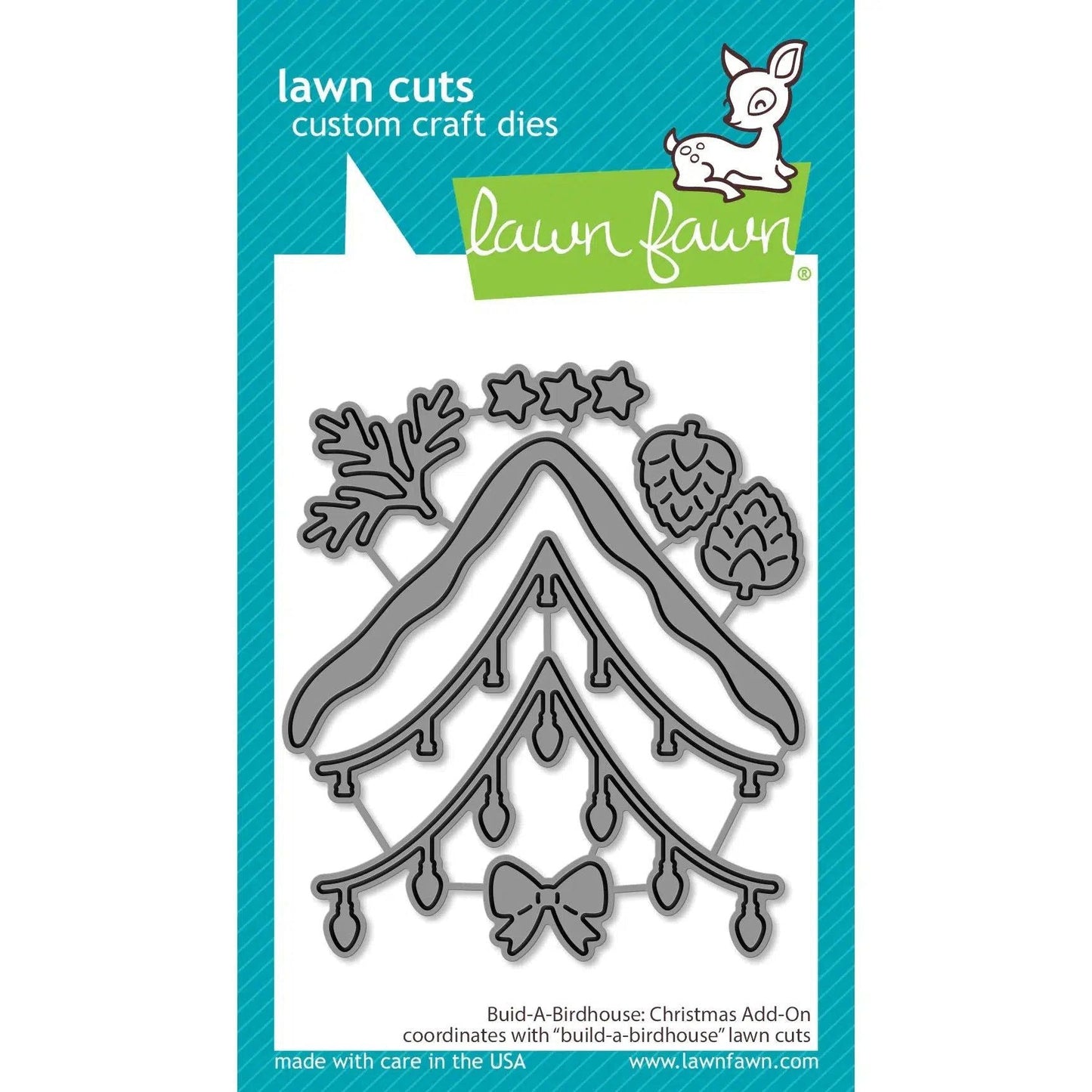Lawn Fawn Lawn Cuts - Build-A-Birdhouse Christmas Add-On