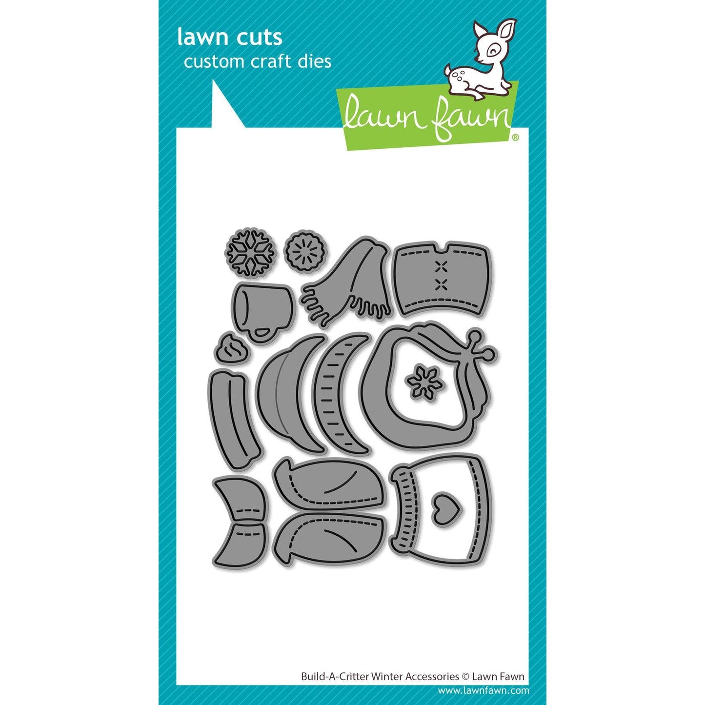 Lawn Fawn Lawn Cuts - Build-A-Critter Winter Accessories