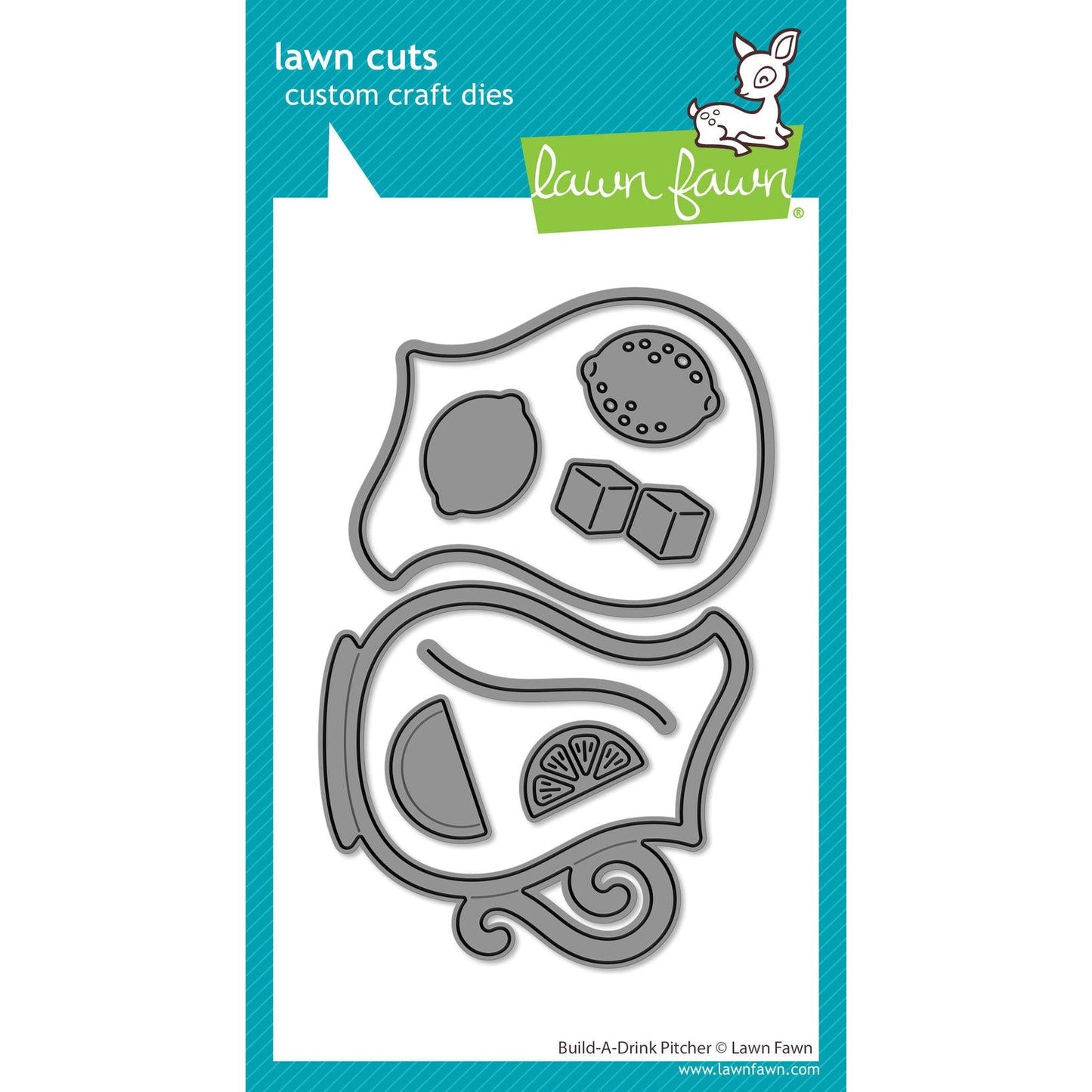 Lawn Fawn Lawn Cuts - Build-A-Drink Pitcher