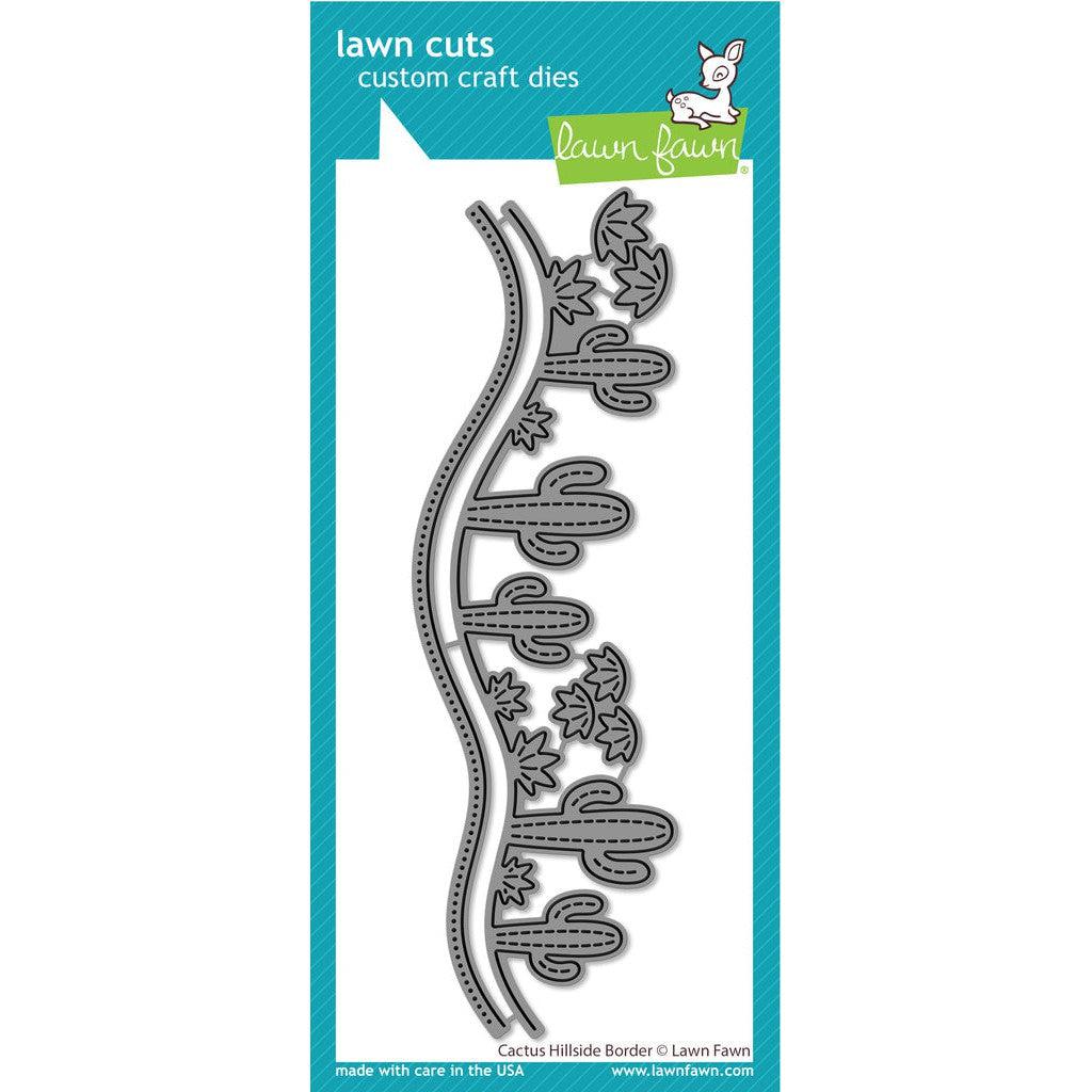 Lawn Fawn Lawn Cuts - Cactus Hillside Border