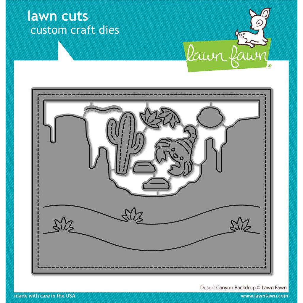 Lawn Fawn Lawn Cuts - Desert Canyon Backdrop