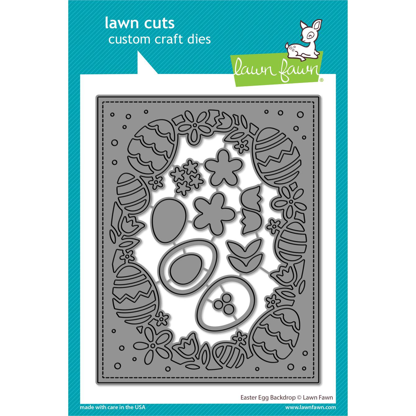 Lawn Fawn Lawn Cuts - Easter Egg Backdrop