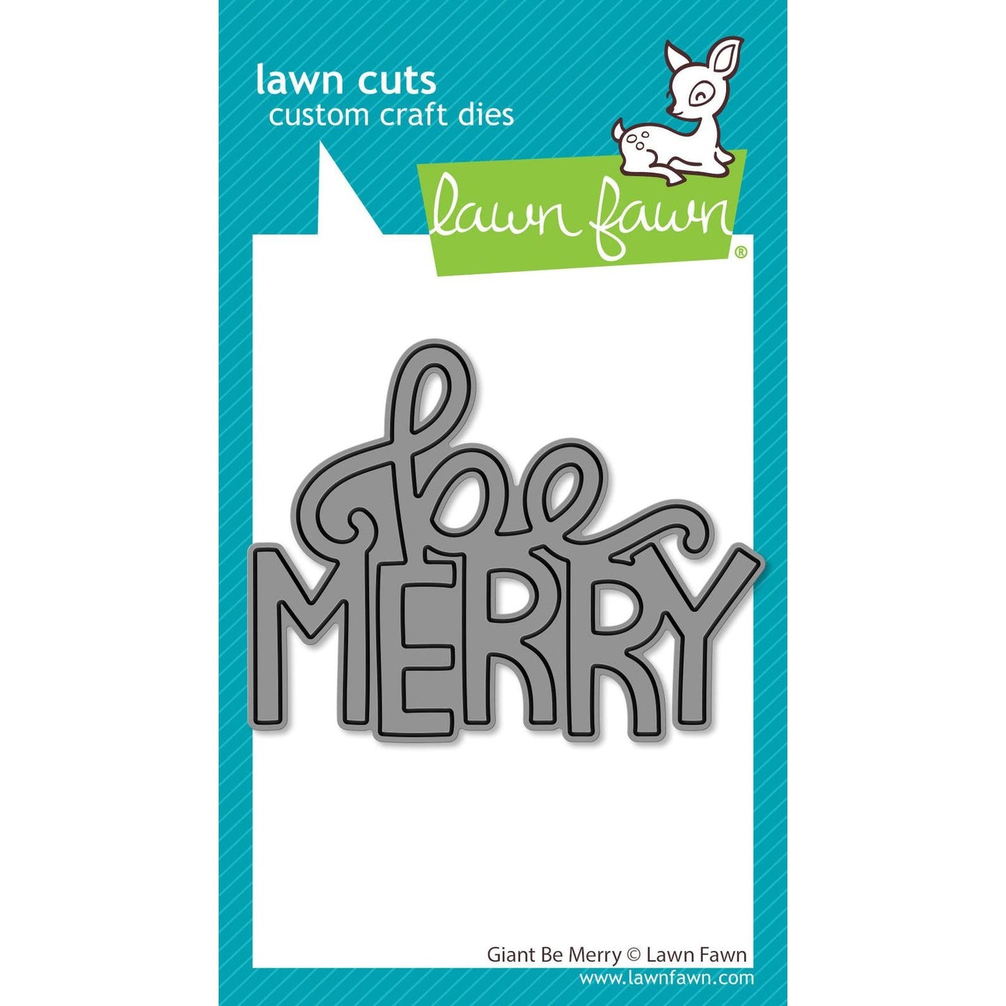 Lawn Fawn Lawn Cuts - Giant Be Merry