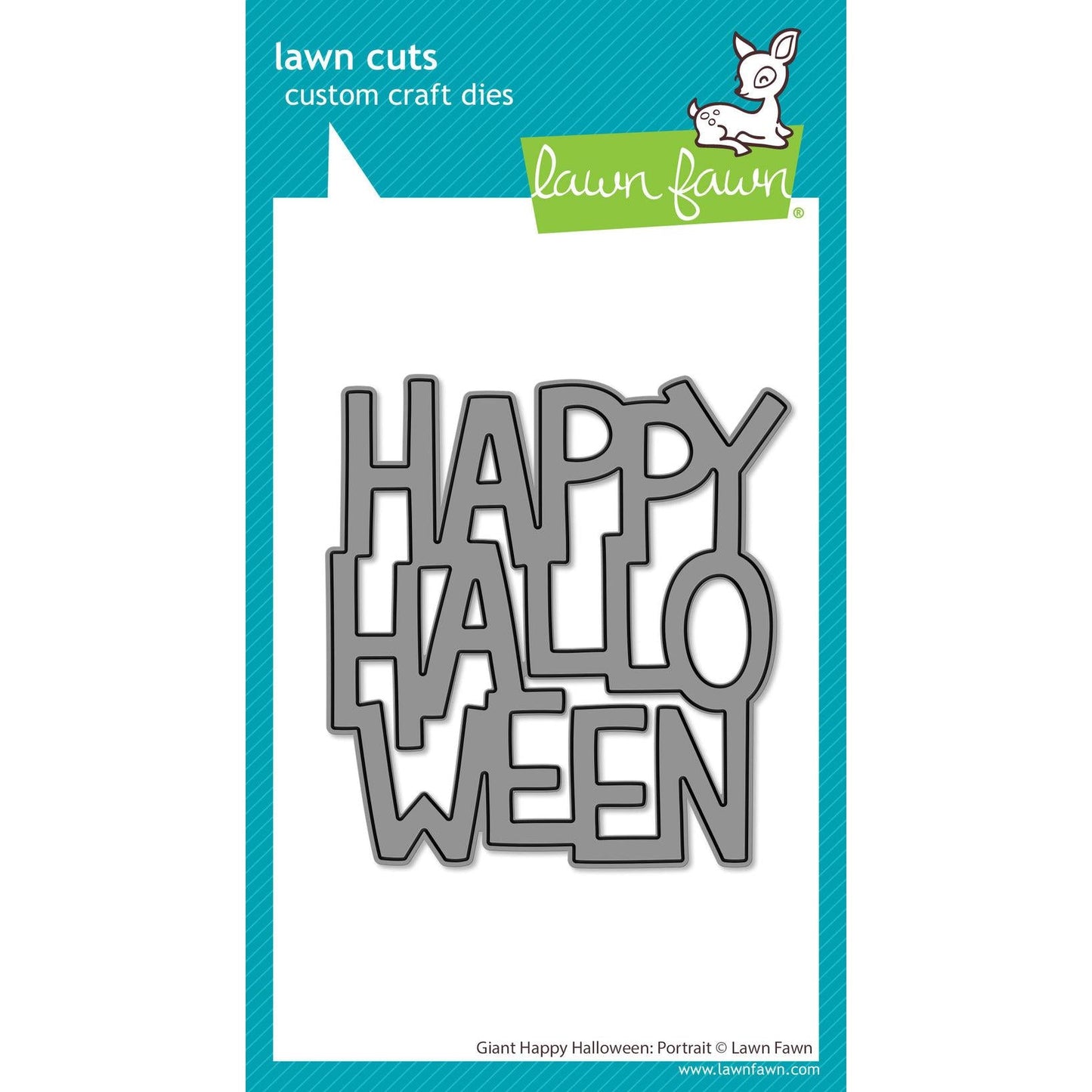 Lawn Fawn Lawn Cuts - Giant Happy Halloween: Portrait