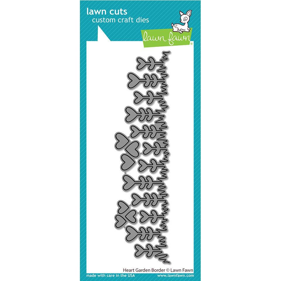 Lawn Fawn Lawn Cuts - Heart Garden Border