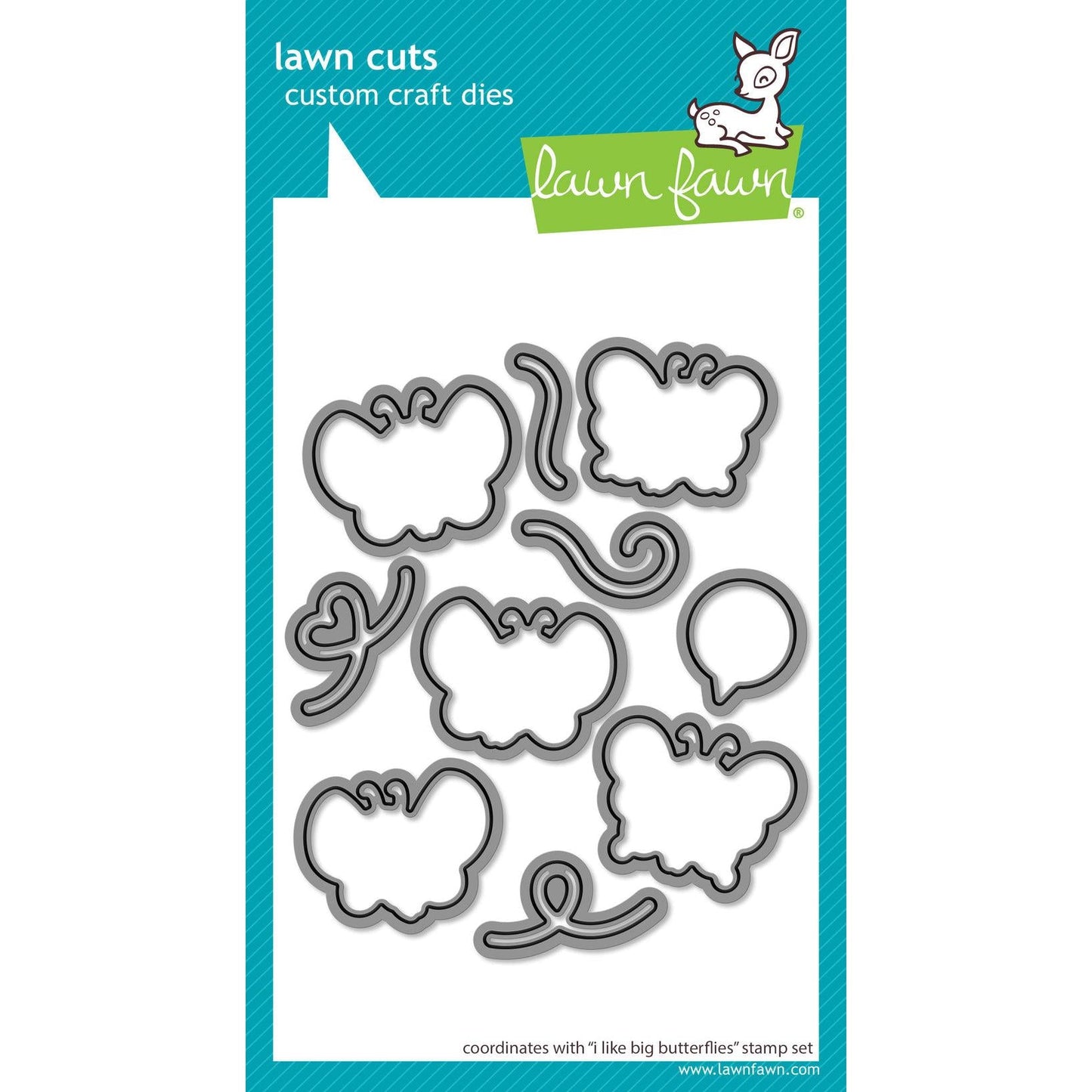 Lawn Fawn Lawn Cuts - I Like Big Butterflies