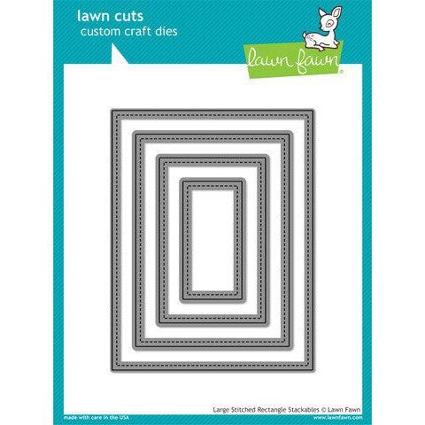 Lawn Fawn Lawn Cuts - Large Stitched Rectangle