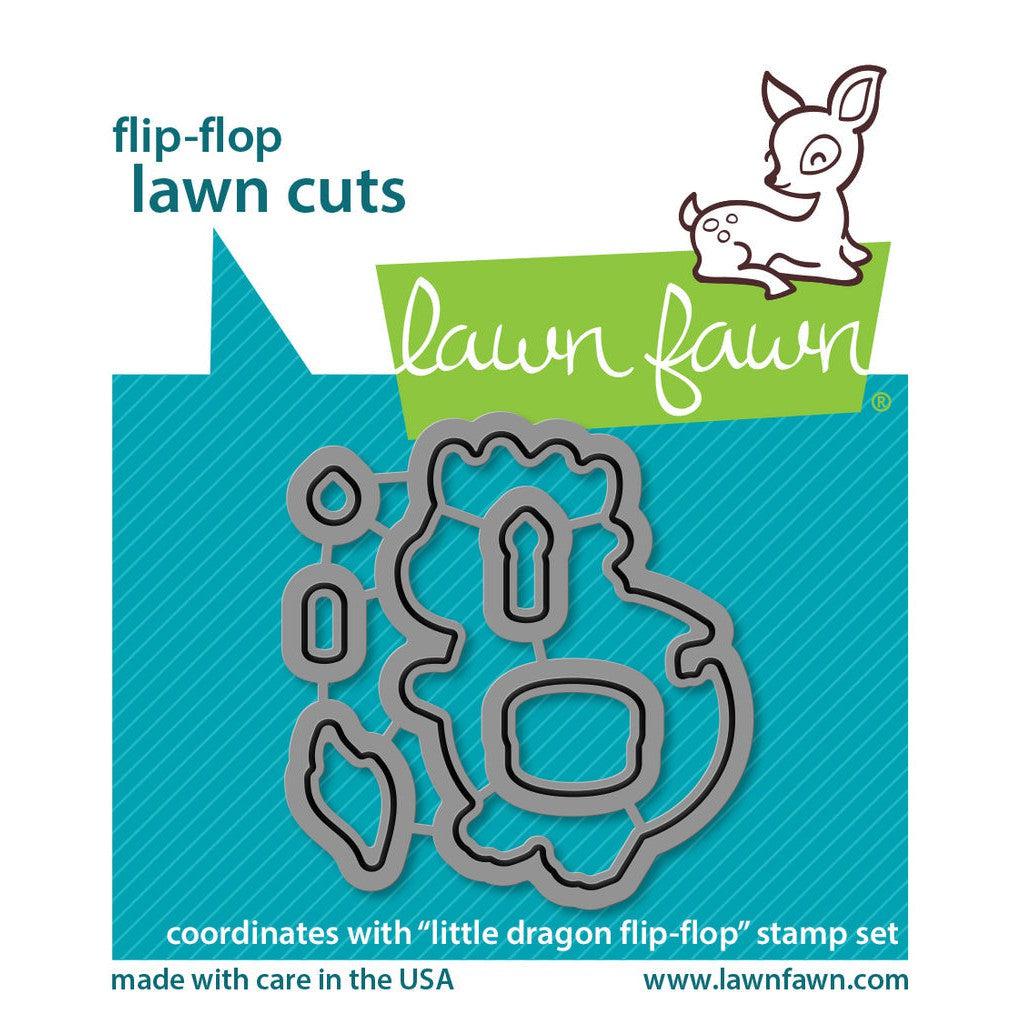 Lawn Fawn Lawn Cuts - Little Dragon Flip Flop