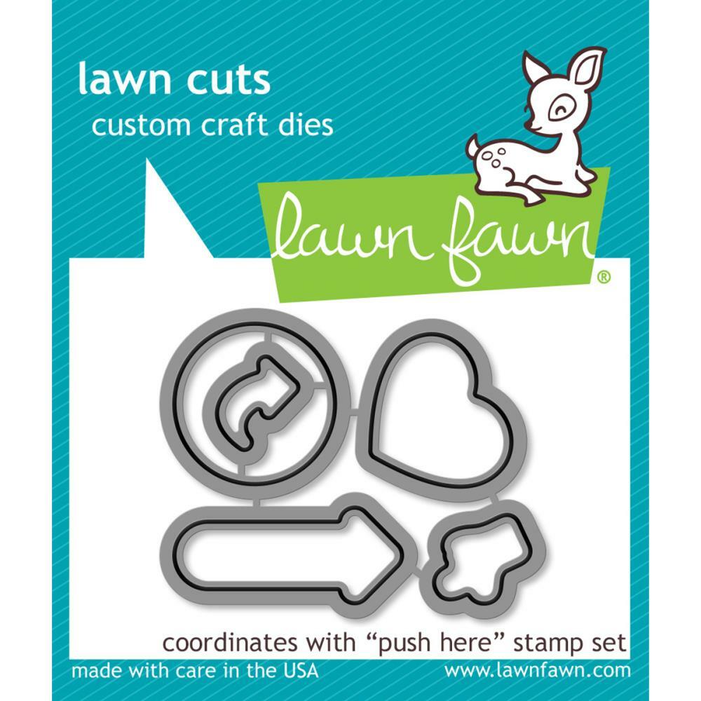 Lawn Fawn Lawn Cuts - Push Here