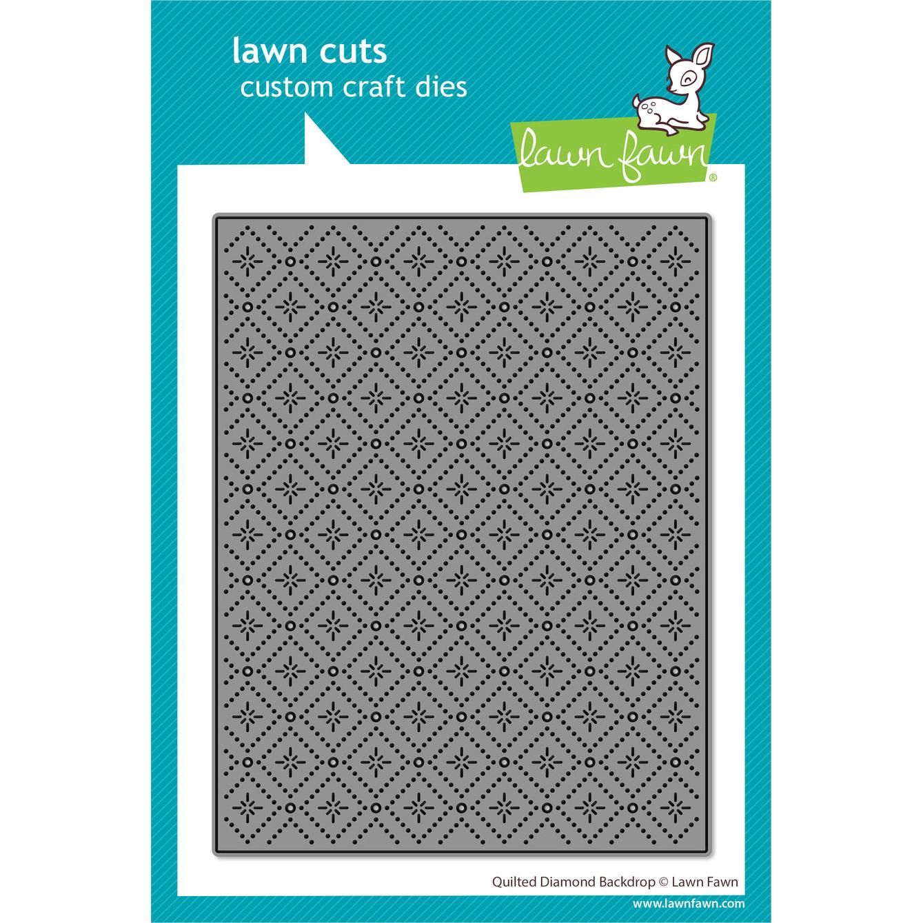Lawn Fawn Lawn Cuts - Quilted Diamond Backdrop