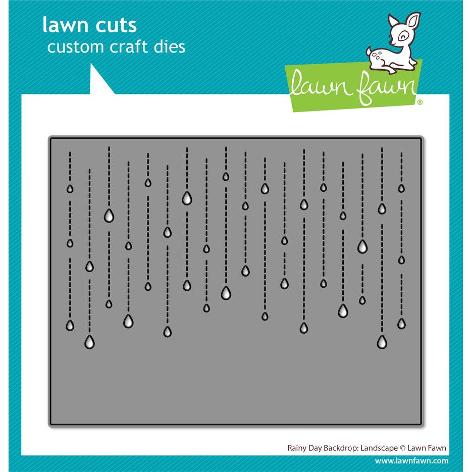 Lawn Fawn Lawn Cuts - Rainy Day Backdrop: Landscape