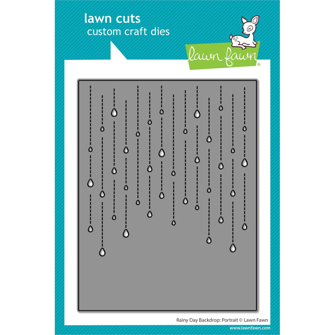 Lawn Fawn Lawn Cuts - Rainy Day Backdrop: Portrait