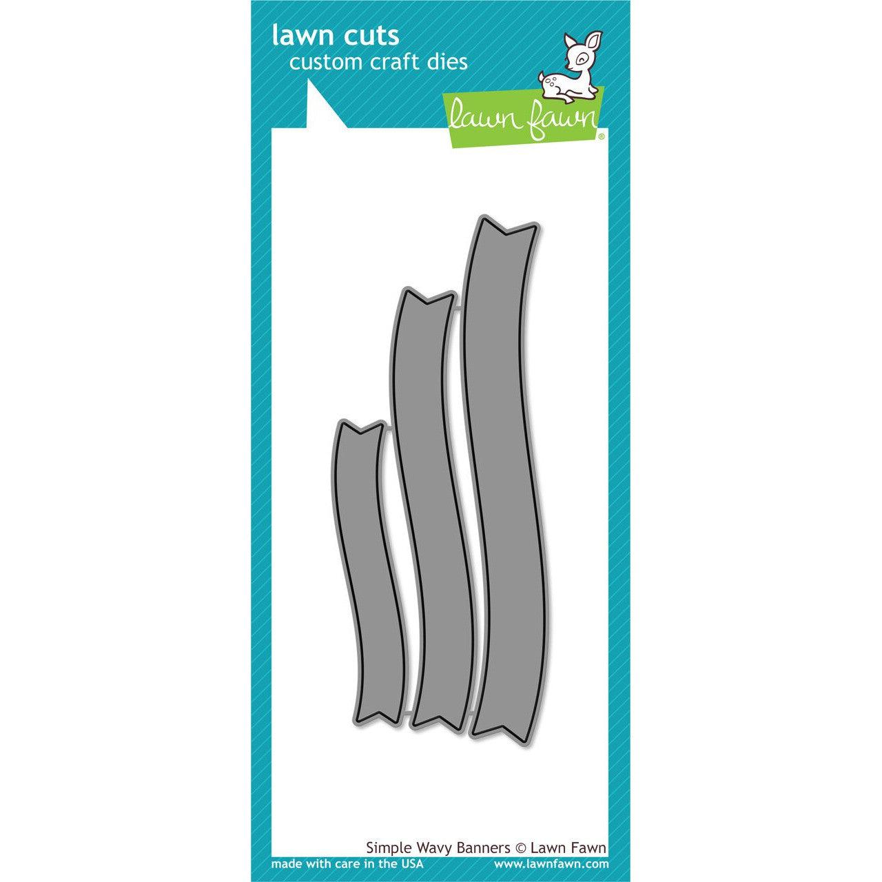 Lawn Fawn Lawn Cuts - Simple Wavy Banners